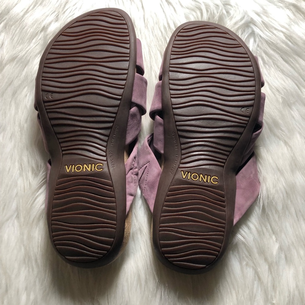 Vionic Orthopaedic Mauve Slides/Or Mules Size-10 - image 7